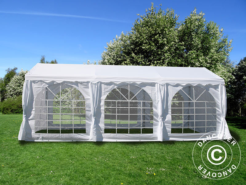 3x6m Poly Partytent White Velcro Closing SH