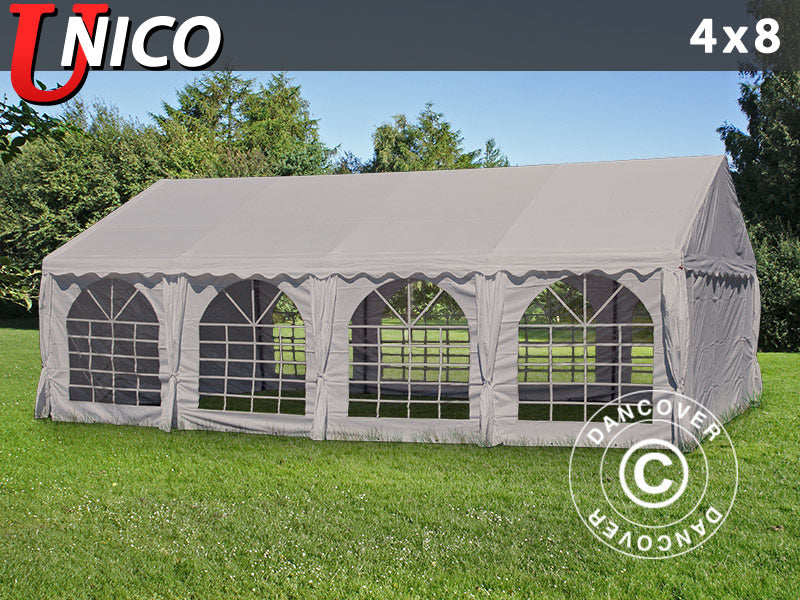 4x8m Poly Partytent Sand Velcro Closing SH