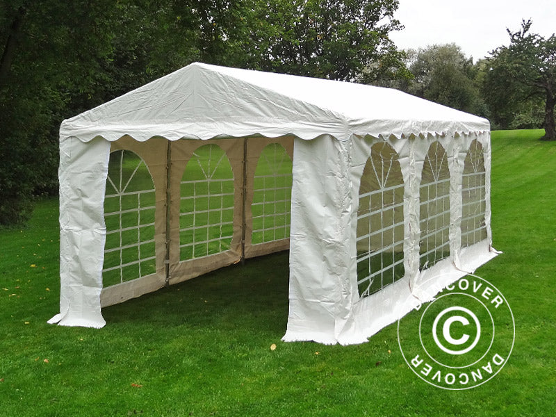 Tendone per feste SEMI PRO Plus 3x6m PVC 900, Bianco