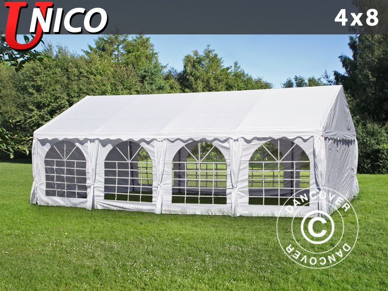 Tendone per feste UNICO 4x8m, Bianco