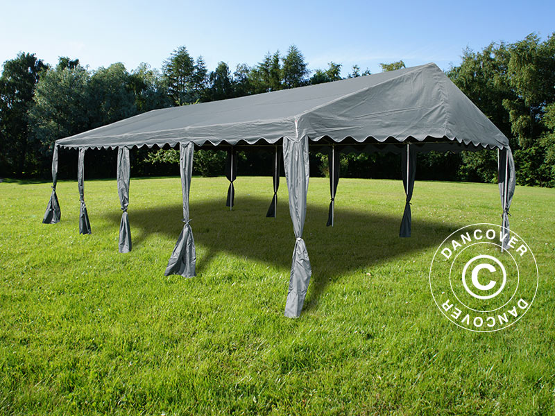 Tendone per feste UNICO 5x8m, Grigio scuro