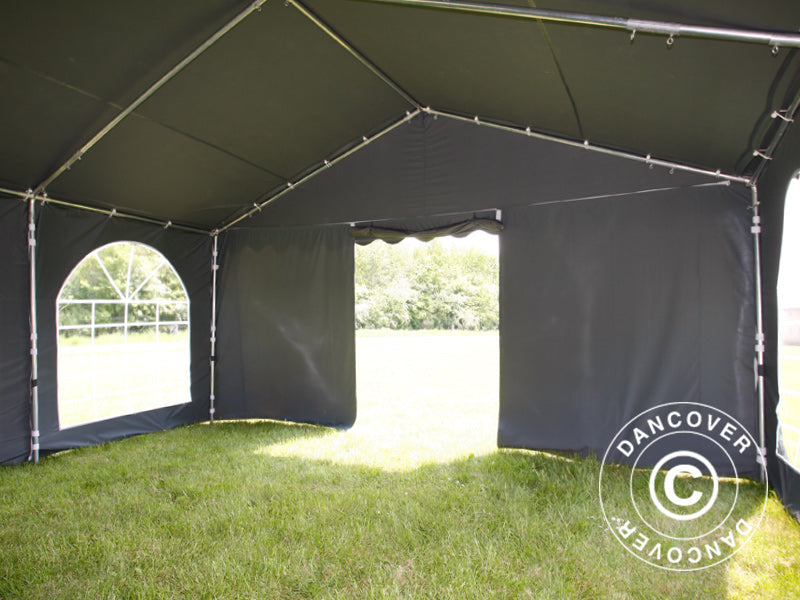 Tendone per feste UNICO 5x10m, Grigio scuro