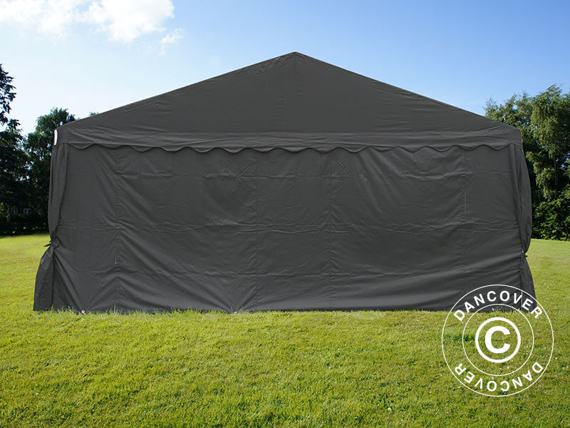 Partyzelt UNICO 6x12m, Schwarz