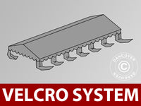 Dachplane für Partyzelt UNICO, PVC/Polyester, 6x12m, dunkelgrau