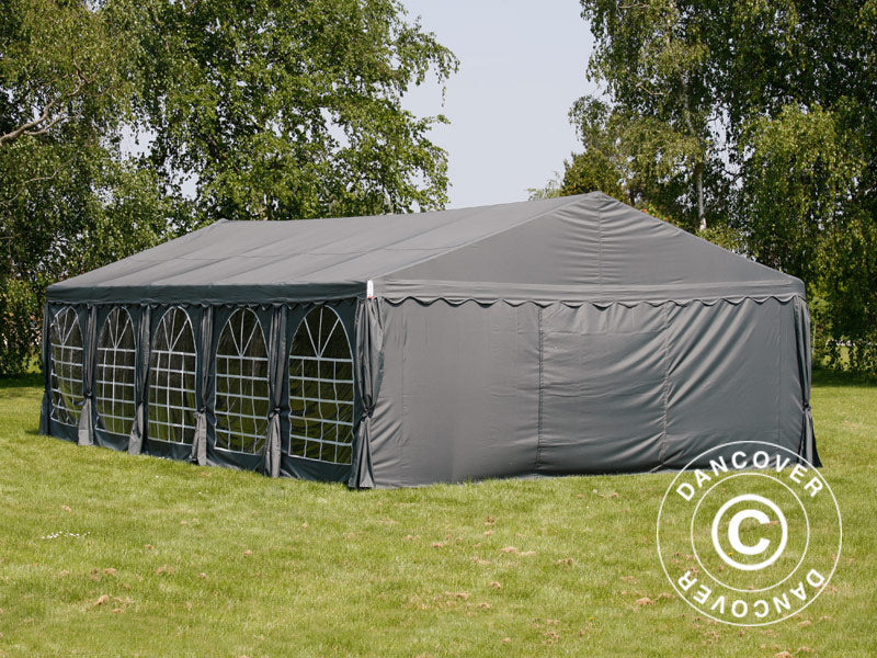 Partyzelt UNICO 6x12m, Dunkelgrau