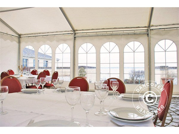 9x12m Party Pro Eventzone PVC F/R 600g White SH