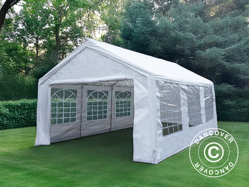 4x6m PE Partytent Basic 500 White NH
