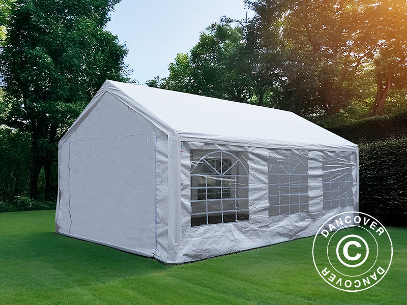 4x6m PE Partytent Basic 500 White NH