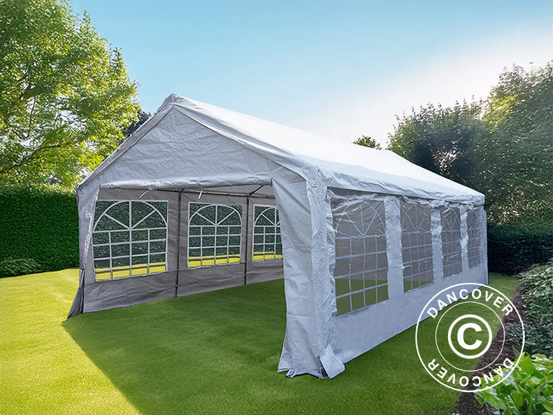 4x8m PE Partytent Basic 500 White NH