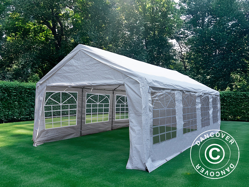 4x8m PE Partytent Basic 500 White NH
