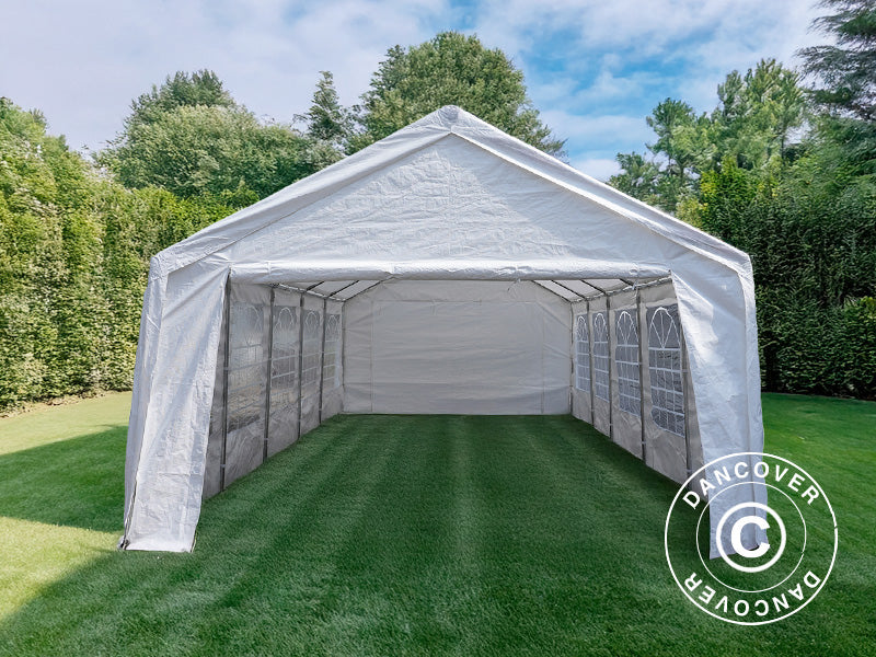 4x8m PE Partytent Basic 500 White NH