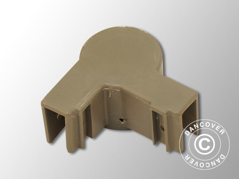 Raccord supérieur pour pied d'angle, Gris