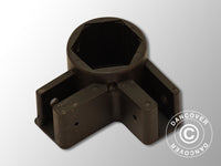 Raccord supérieur pour pied d'angle, Noir