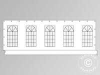 Seitenwand mit Fenster für Partyzelt PLUS 10m, Weiß