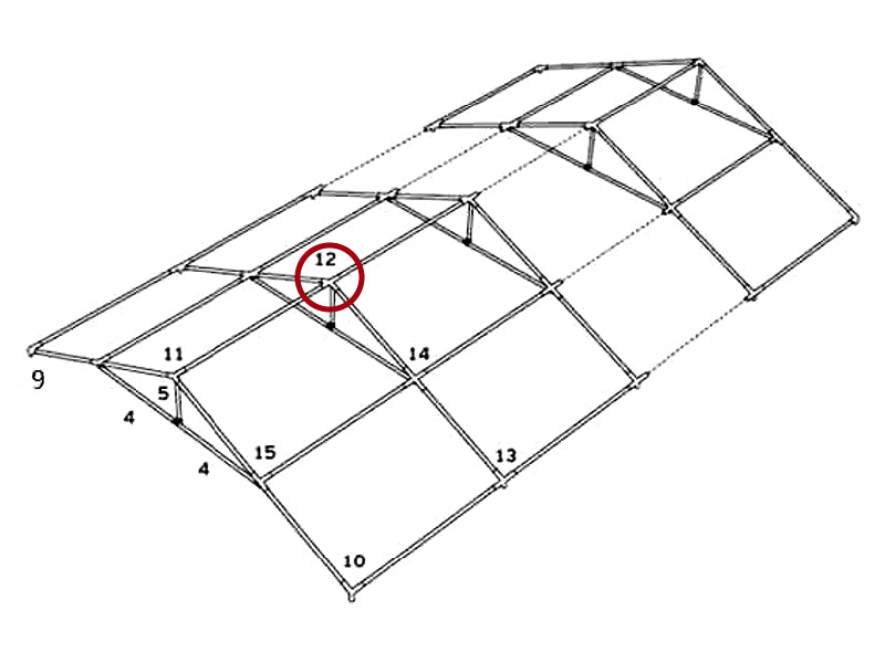 Quadruple fixation, Ø42+Ø54mm, 140°