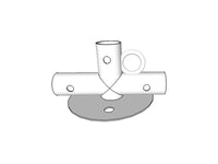 Aggancio a 3 vie per telaio di fondo, Ø42+Ø54mm