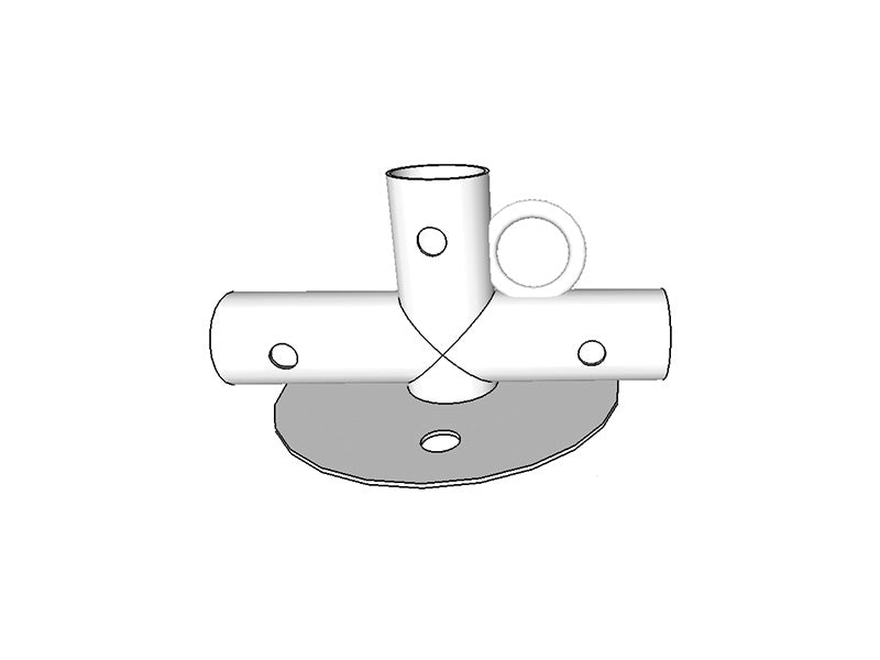Aggancio a 3 vie per telaio di fondo, Ø42+Ø54mm