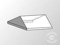 4m-Dachplanen-Endstück für SEMI PRO CombiTents®, 8x4m, PVC, weiß