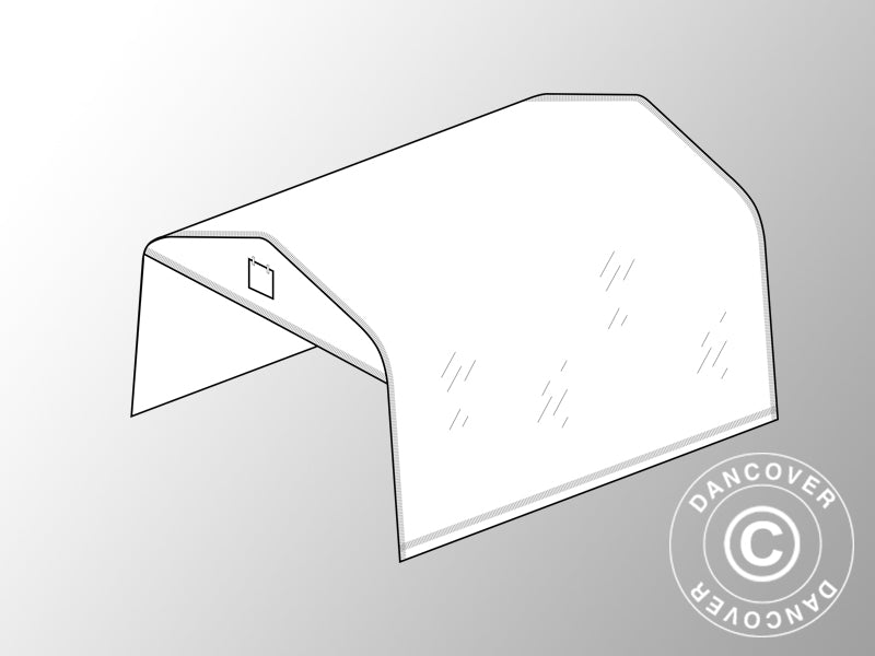 Copertura per Serra Tunnel 3,6x7,2m, 180 Micron, Trasparente