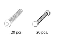 Borsa con Bulloni e dadi autobloccanti