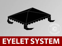 Copertura per il tetto del Tendone per Feste UNICO, PVC/Poliestere, 3x3m, Nero