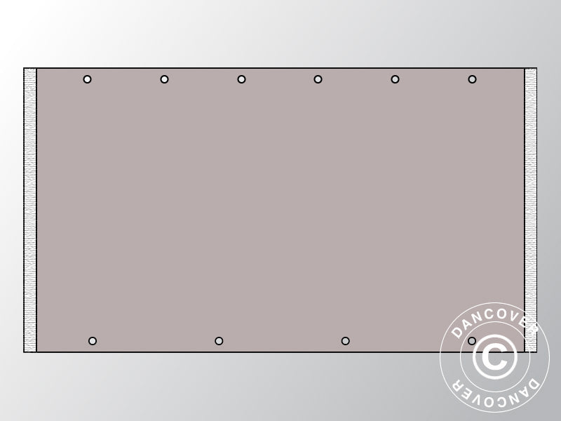 Mur d'extrémité UNICO 3m (3x3m), Sable