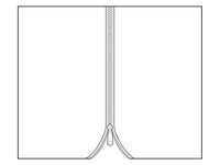 Tenda per Gazebo da giardino Osiris 4x4m, 4 pz, Beige Scuro