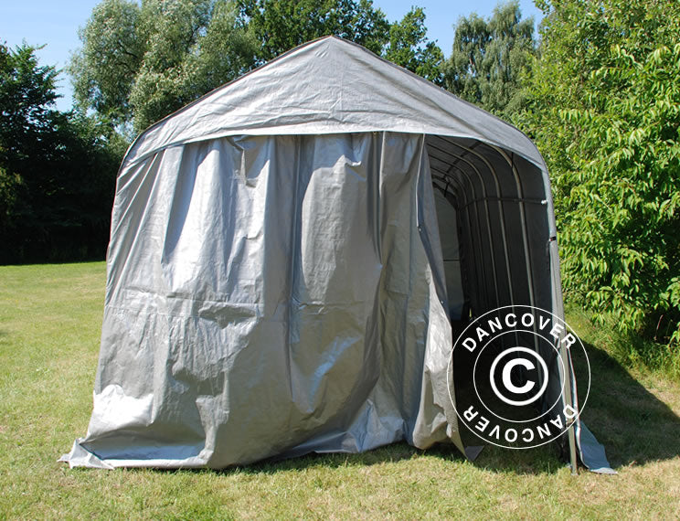 Tenda garage PRO 3,77x7,3x3,18m, PVC, Verde