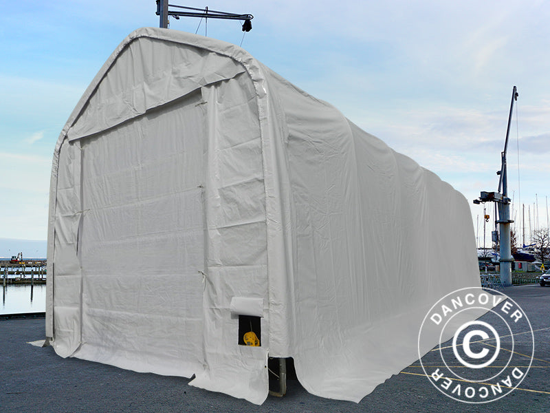 Lagerzelt Oceancover 5,5x15x4,1x5,3m, PVC, Weiß