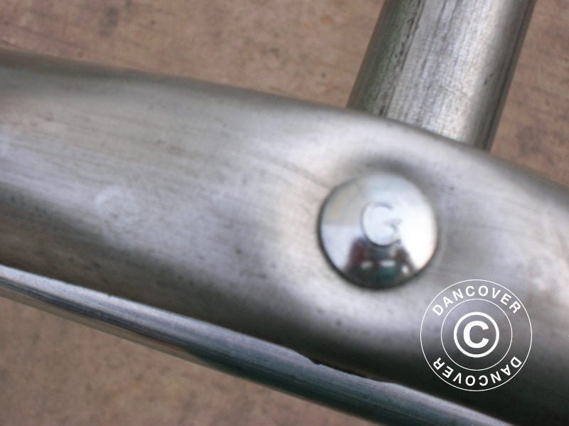 Lagerzelt PRO 2,4x6x2,34m PE, Grau