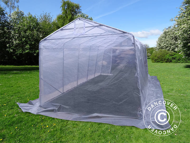 Serre tunnel, 3,3x6x2,4m, PE, 19,8m², Transparent