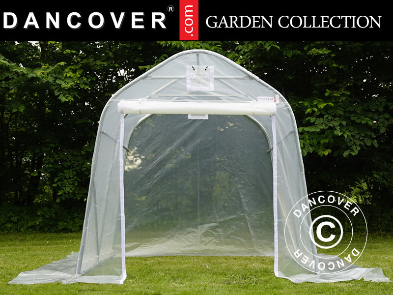 2x3x2m Greenhouse Tunnel Transp. PE 180mic SH