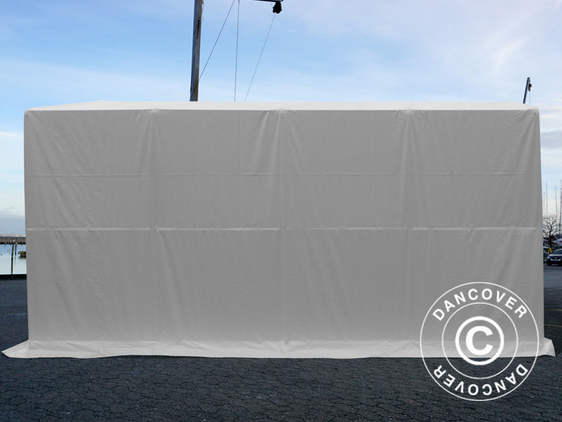 Capannone tenda PRO XL 3,5x8x3,3x3,94m, PVC, Bianco