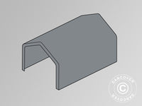 Dachplane für Lagerzelt PRO 4x6m PVC, grau