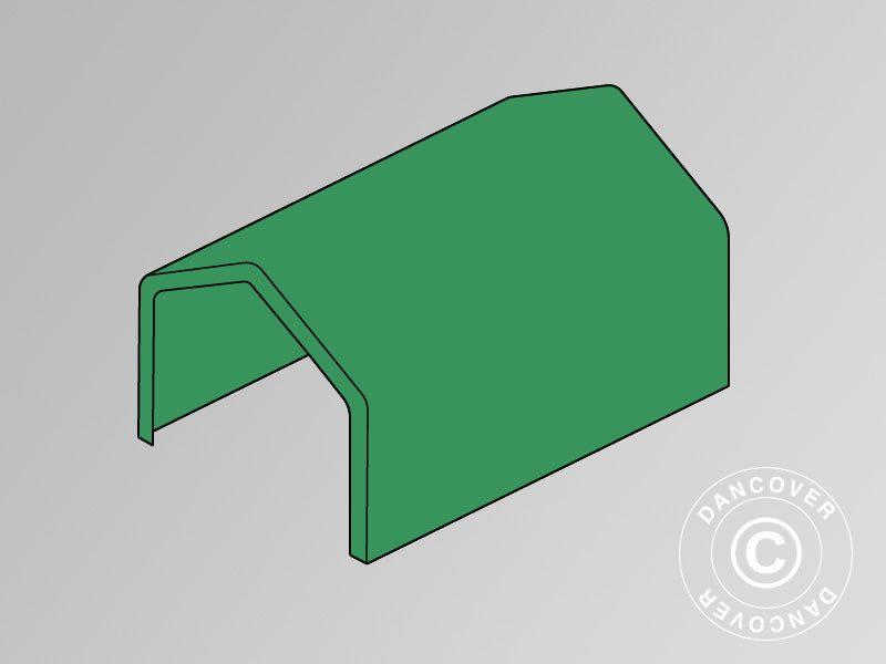 Copertura del Tetto per Capannone tenda PRO 4x6m PVC, Verde