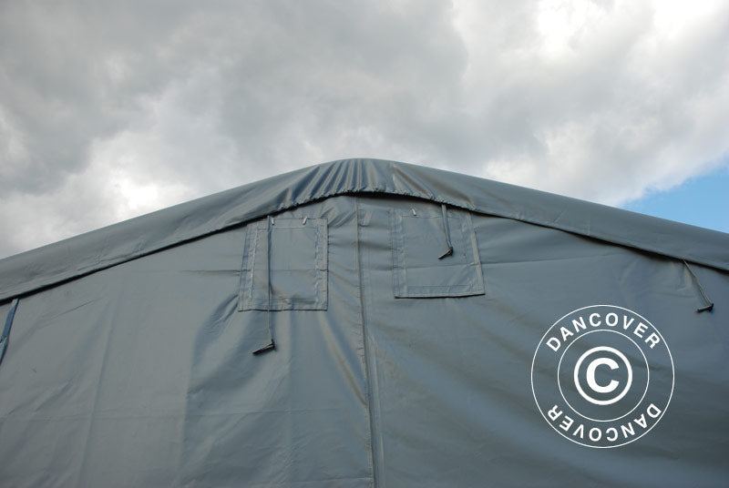 Capannone tenda PRO 6x6x3,7m PVC, Grigio