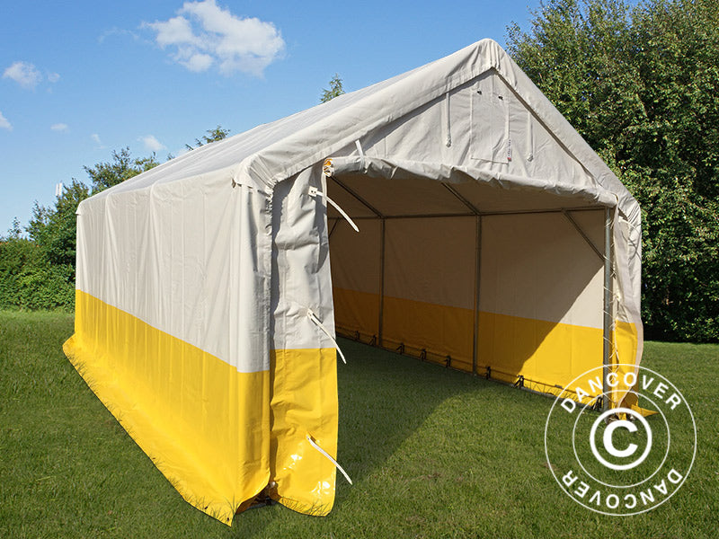 4x6m Storage Work Tent w/Gablekit 500g PVC F/R SH
