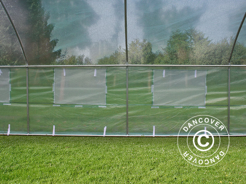 Foliengewächshaus 4x8x2m, 32m², Grün