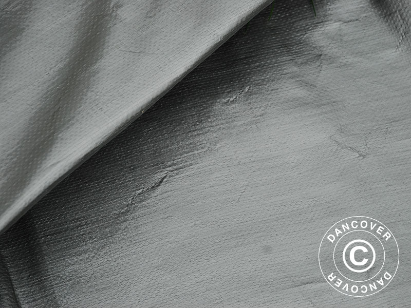 Plane 6x14m, PE 300g/m², Grau