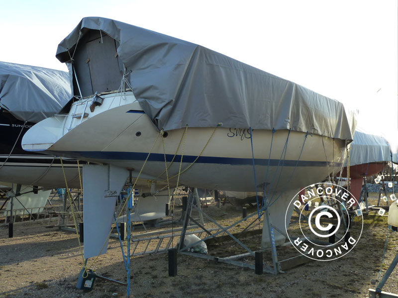 Telo 6x10m, PVC 500g/m², Grigio