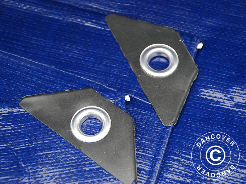 Plane 6x10m, PE 250g/m², Blau