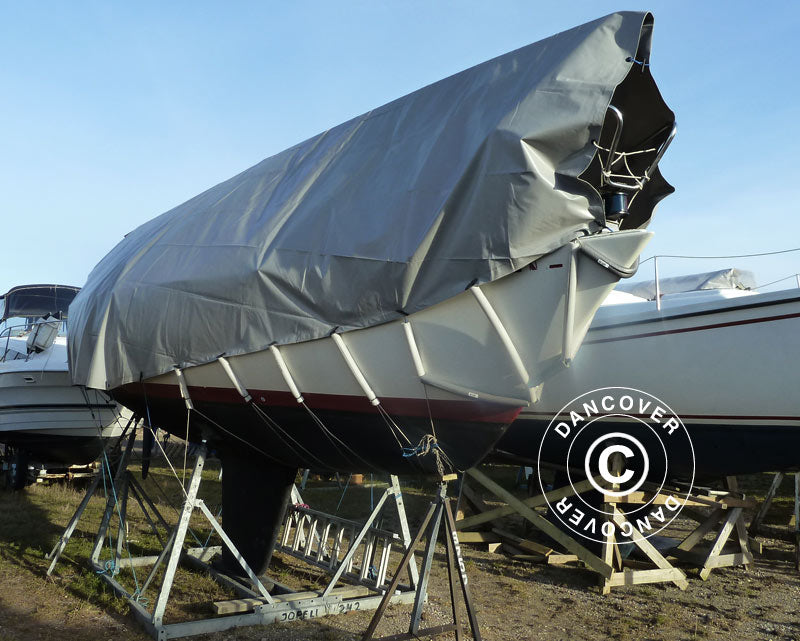 Telo 6x8m, PVC 500g/m², Grigio