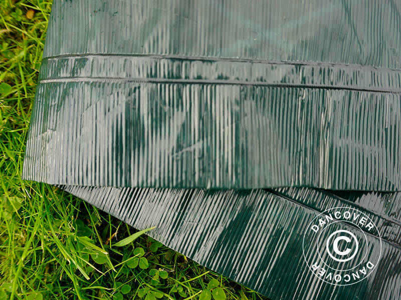 Plane 6x10m, PE 90g/m², verstärkt, dunkelgrün