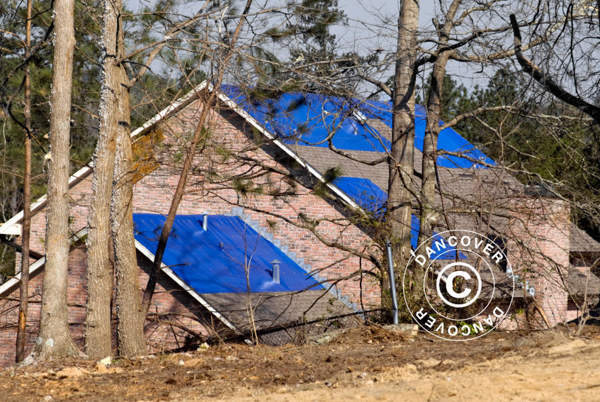 Telo 6x8m, PVC 570g/m², Blu