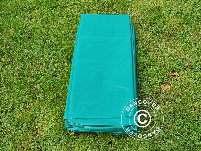Bâche 8x10m, PVC 570g/m², Verte