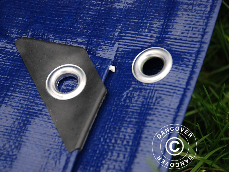 Plane 10x15m, PE 250g/m², Blau