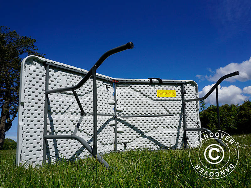 Klapptisch 180x74x74cm, hellgrau (10 St.)