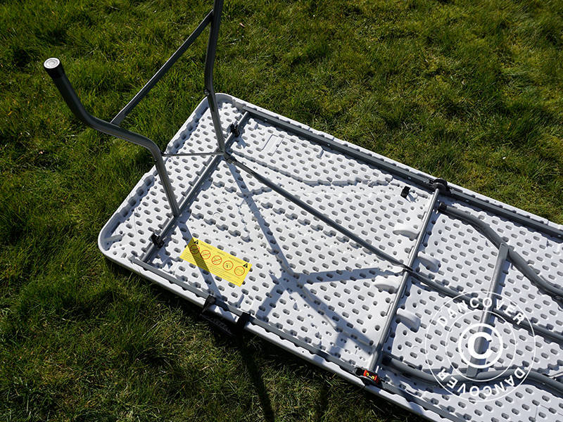 Klapptisch 180x74x74cm, hellgrau (25 St.)