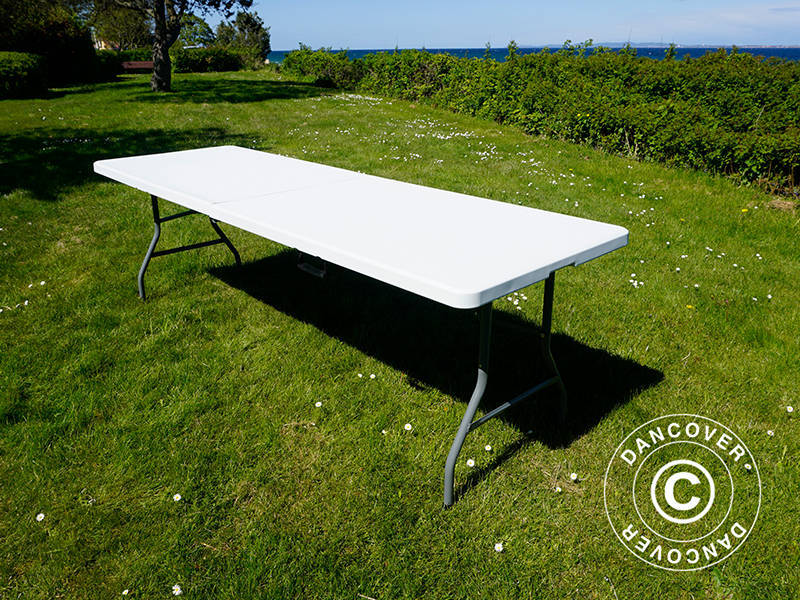 Klapptisch 240x76x74cm, Hellgrau (10 St.)