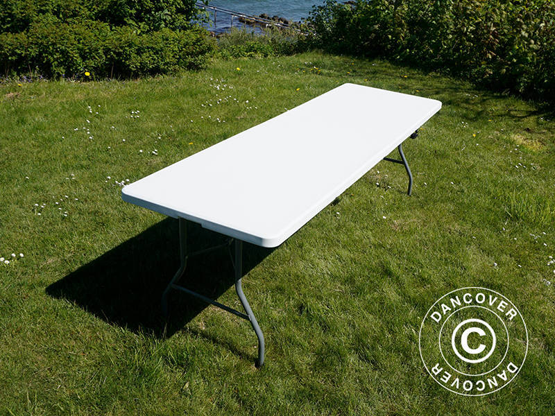 Klapptisch 240x76x74cm, Hellgrau (1 St.)